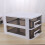 Plastic Double-Layer Storage Cabinet Drawer Type 1 Unit 3