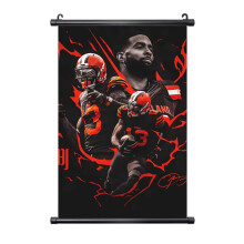 Browns Football Team PVC Wall Hanging Painting Black
