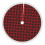 Christmas tree skirt plaid 36 inch 1
