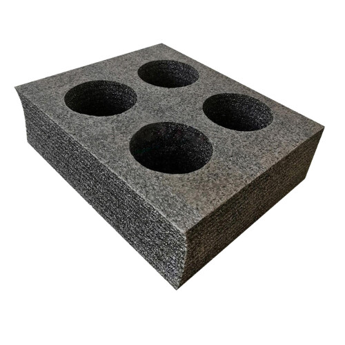 LOVIVER Takeout Cup Tray Foam Drink Holder 4-Hole