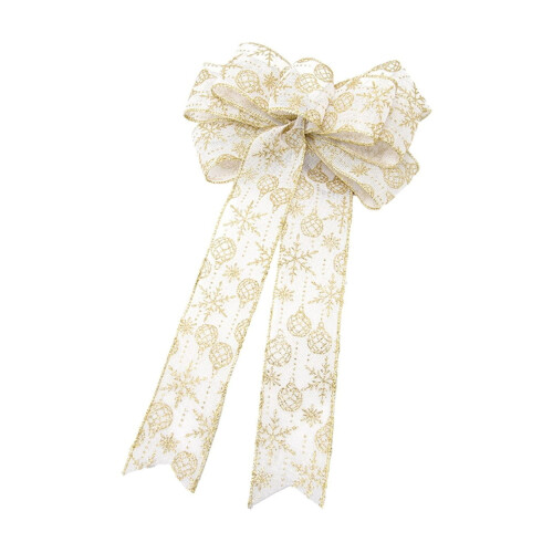 Red Christmas Bows Large Decorative 10 Pack 2