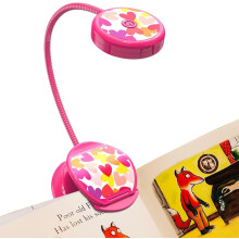 Lampe de lecture rechargeable Ă pince avec 3 modes de couleur et une autonomie de 40 heures.