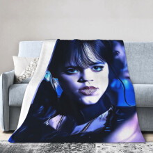 Wednesday Hotel Anime Fleece Blanket 60 x 50 Inches