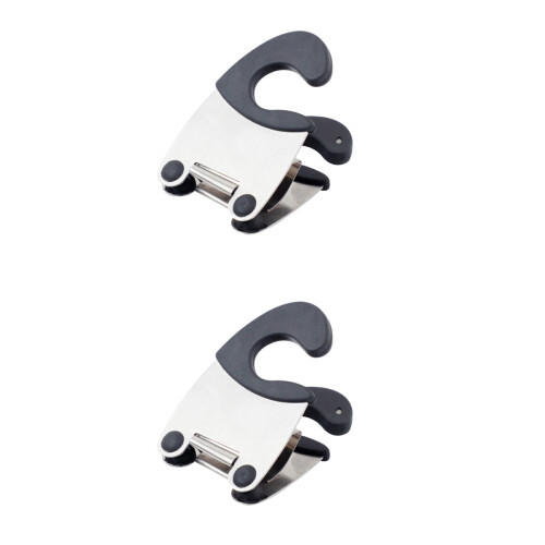 Stainless Steel Pot Clip Spoon Rest 2 PCS