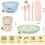 Wheat Straw Kids Dinnerware Set – BPA Free, Dishwasher 2