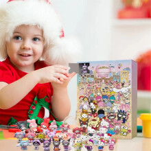 Christmas Advent Calendar 2024 with 24 Sanrio Minifigures