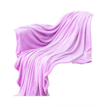 Cooling Blanket Flannel Coral Fleece Purple 50x60 in