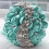 Artificial Rose Wedding Bouquet Round Toss Bunch 2