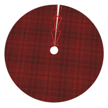 Christmas Tree Skirt Plaid 36 Inch