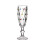 Taça de vinho vintage com relevo e elegante padrão de bolinhas, 170ml 1