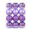 Christmas Tree Ornament Pendant 24PCS Purple 6cm 1