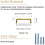 Brushed Gold Drawer Pulls 96mm 6-Pack 3