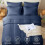 Navy Blue Comforter Set 7-Piece All-Season 2