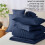 Navy Blue Comforter Set 7-Piece All-Season 5