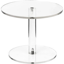Rond, transparant acryl taartstandaard (7,8 inch, 3 sets)