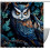 Κουρτίνα ντους Owl με ροδέλες και γάντζους 66x72 ίντσες 1