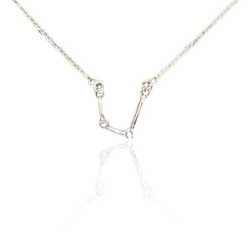 ADVEN Freundschaftskette mit Sternbildern, Silber, Wassermann