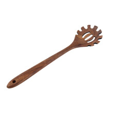 Trepastagaffel i teak med hullskje, 1 stk.