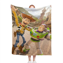 Buzz Woody tegneserietæppe letvægts 50x60