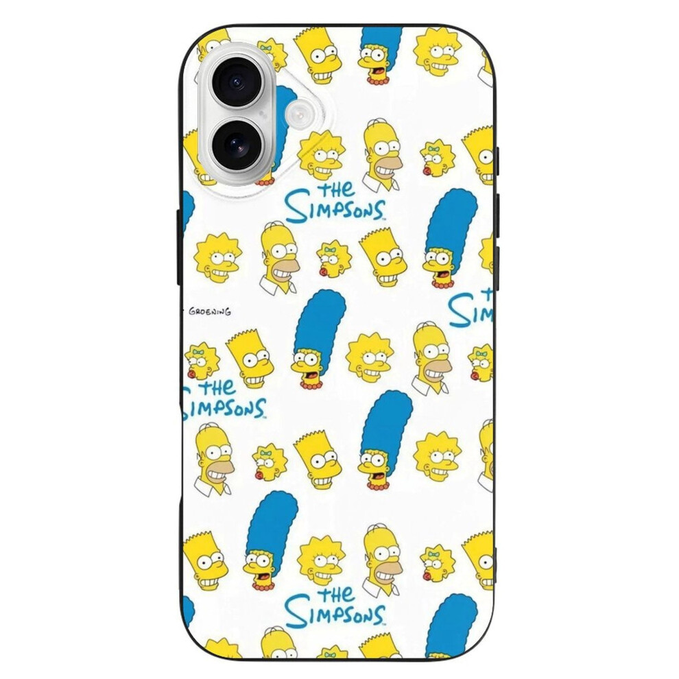 Simpson Tpu Iphone 16 Plus Case Â Slim Shockproof Black 393040726208