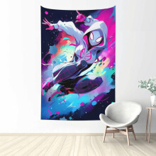 Tapisserie murale décorative Spider-Man: New Generation pour chambre d'adolescents, dortoir ou salon (152 cm x 102 cm)