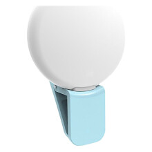 Luz LED portátil de bolso para transmissões ao vivo em dispositivos móveis.