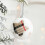 Christmas foam balls pink line 6 pcs 1