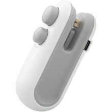 Rechargeable Mini Bag Sealer with Cutter 1 pc