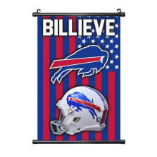 Bills Football Team PVC Wall Art Black Axis 3 Sizes