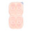 Forma de gelo XIUH em silicone de qualidade alimentar rosa 1