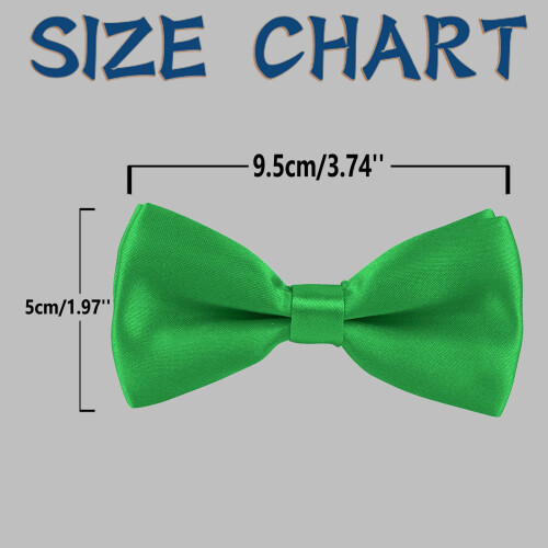 Bow Tie Solid Color Adjustable for Kids Gold Free Size 2