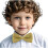 Bow Tie Solid Color Adjustable for Kids Gold Free Size 6