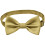 Bow Tie Solid Color Adjustable for Kids Gold Free Size 5