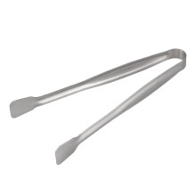 Pinça de aço inoxidável para alimentos, ideal para camping e buffet (4 peças)