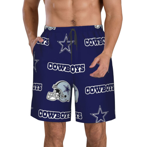 Ανδρικό casual σορτς θαλάσσης DC Cowboys με λογότυπο της ομάδας