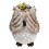 Statue de hibou décorative abstraite en résine, 14 cm 1
