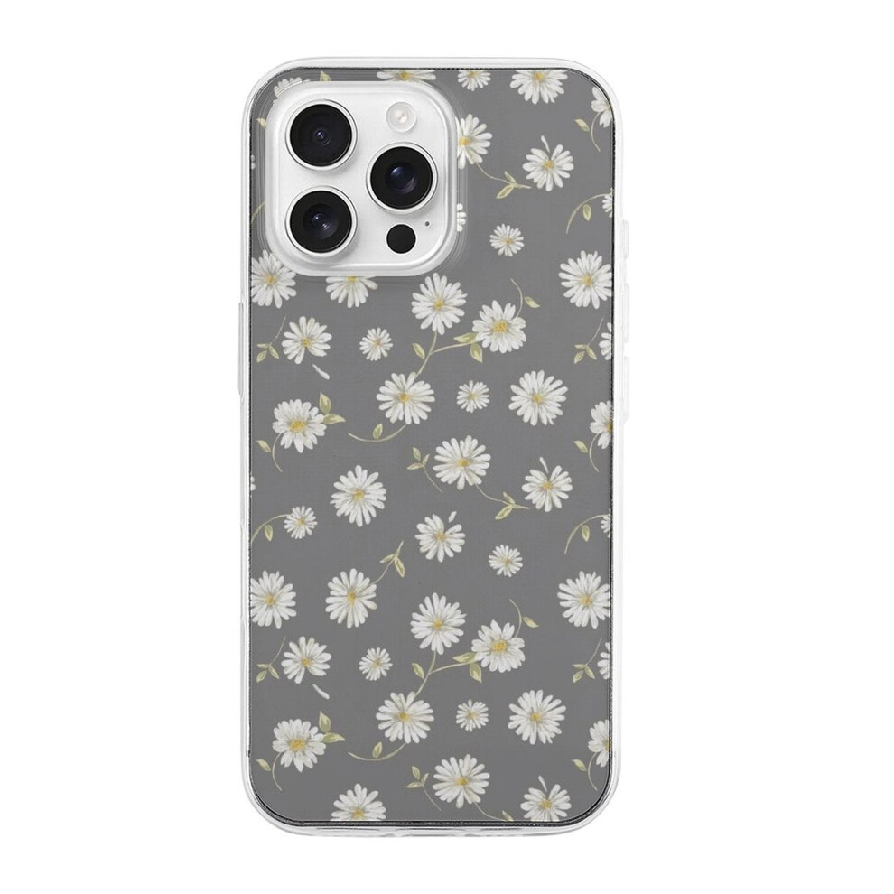 Floral Tpu Case For Iphone 16 Pro Max Slim Shockproof 393040725423