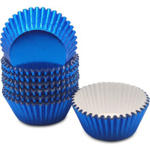 Blå muffinsformar standardstorlek 160 st