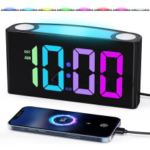 Vibrating Alarm Clock with Bed Shaker for Heavy Sleepers,
