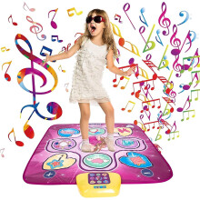 LNKOO Dance Mat Pink LED Electronic Play Mat 39"x34"