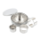 Ausstechformen-Set, rund, Edelstahl, 60-teilig 1