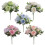 Fiori artificiali in seta per bouquet e decorazioni – Rosa 6