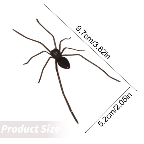 Brown Spider Fridge Magnet 3D Realistic Halloween Decoration 2