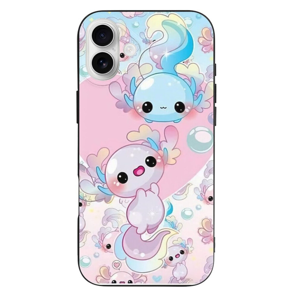 Axolotl Tpu Phone Case For Iphone 16 Plus, Ultra-Slim 393040726154