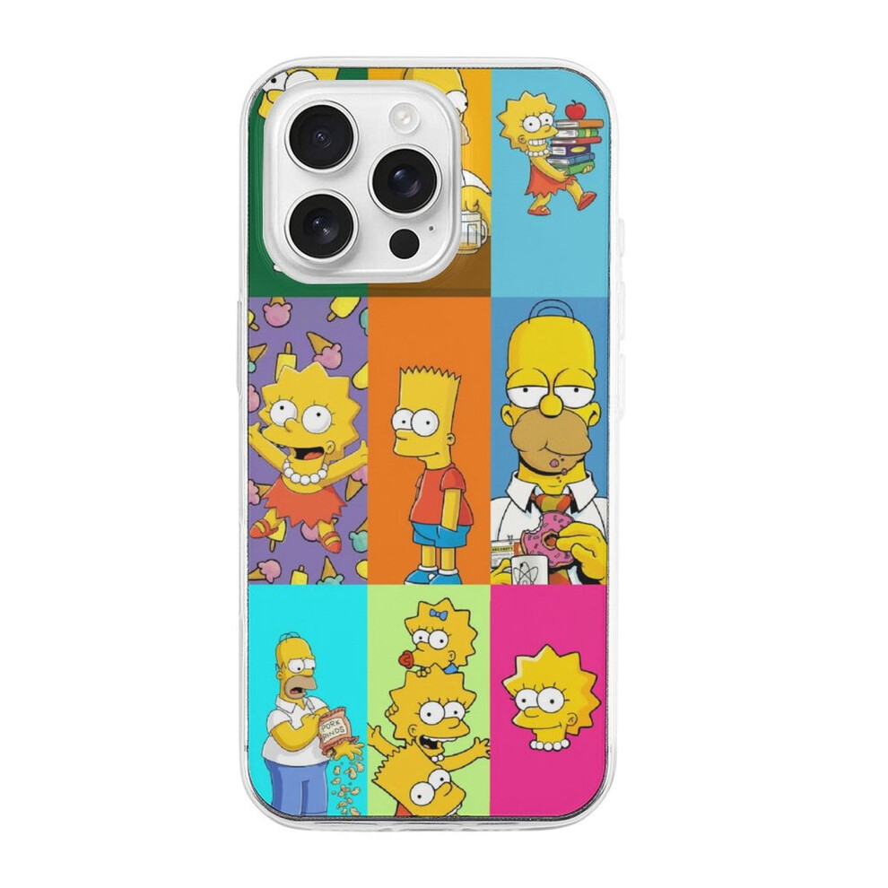 Simpson Tpu Case For Iphone 16 Pro Â Transparent, Slim, 393040725430