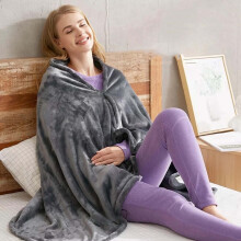 Electric Shawl Blanket Coral Fleece 150 x 80 cm