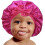 Baby & Kids Silk Satin Bonnet with Adjustable Drawstring 4