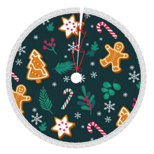 Christmas Tree Skirt 48 Inch Rustic Holiday Decor