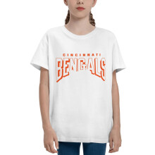 Bengals kortärmad tröja för barn, fotbollslogotyp, 1-pack