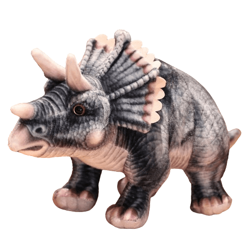 Plush dinosaur toy Triceratops 1 piece